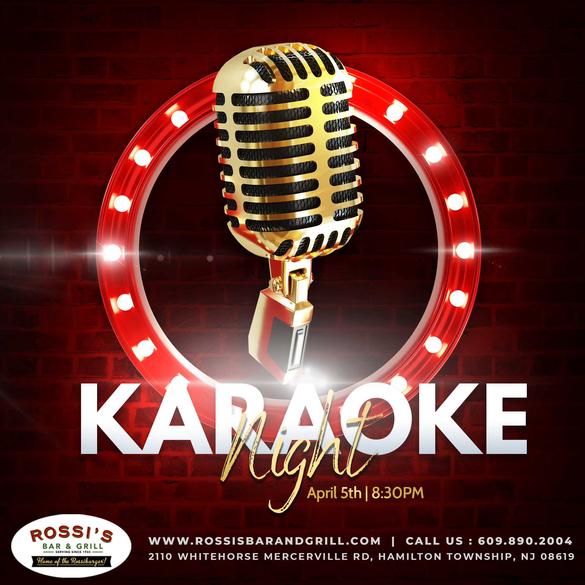 Karaoke Night at Rossi bar and grill nj